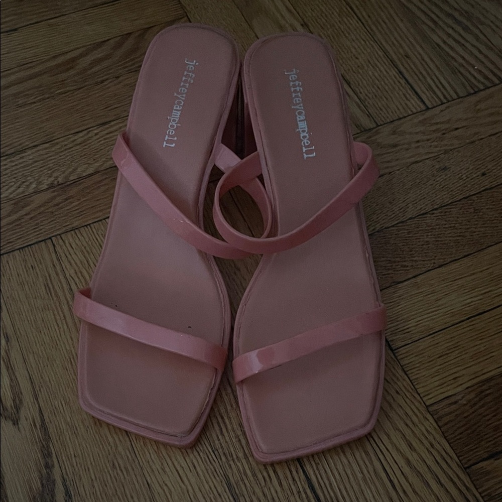 Jeffrey Campbell Blush Pink Strappy Sandals